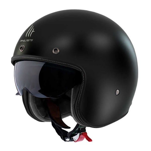 Mt Helmets Åben Ansigtshjelm Le Mans 2 Sv S Solid Sort M