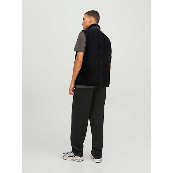 Jack & Jones Vest Erbro Teddy Sort M Mand