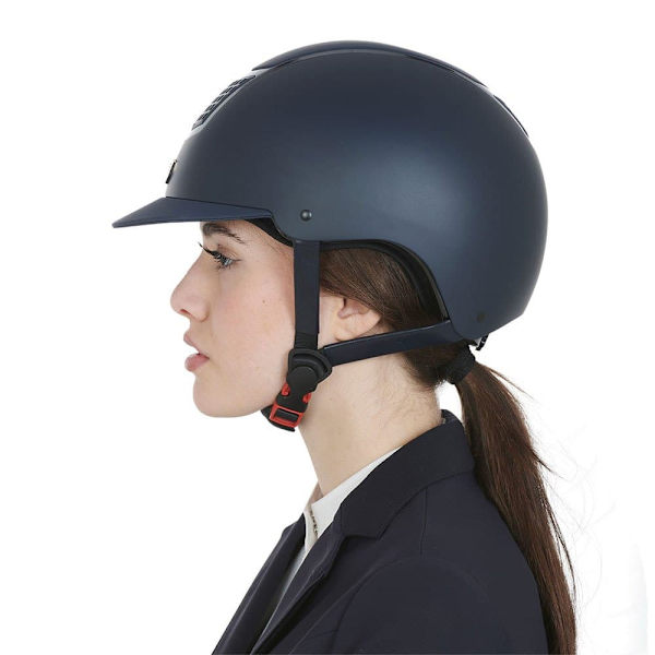 Equestro Hjelm Modello Eclipse Plain Matt Rowel Fitting  53-55 cm