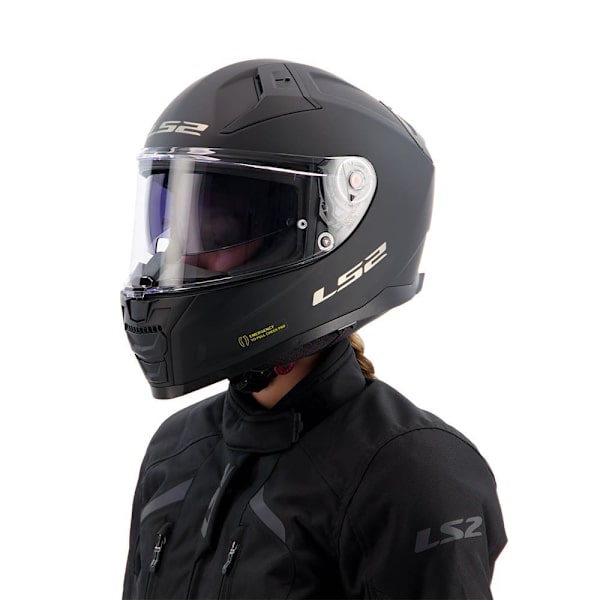 Ls2 Ff811 Vector Ii Solid Fullface-hjelm Sort M