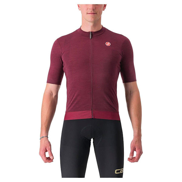 Castelli Essenza Korta ärmar Cykeltröja Röd L Man