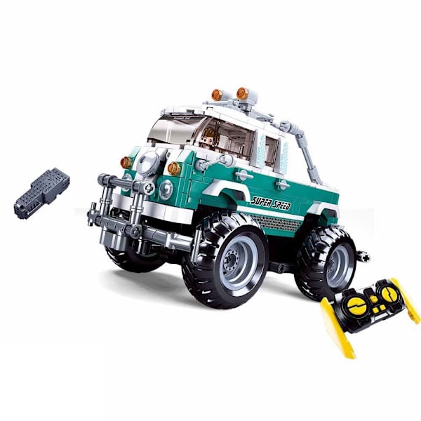 Sluban Power Bricks R/c 2.4g Truck 397 Stykker Konstruktion Spil Søvfarvet