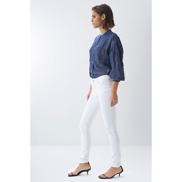 Salsa Jeans /wonder Push Up Skinny Jeans 1191210001-white Hvid 25 / 30 Kvinde