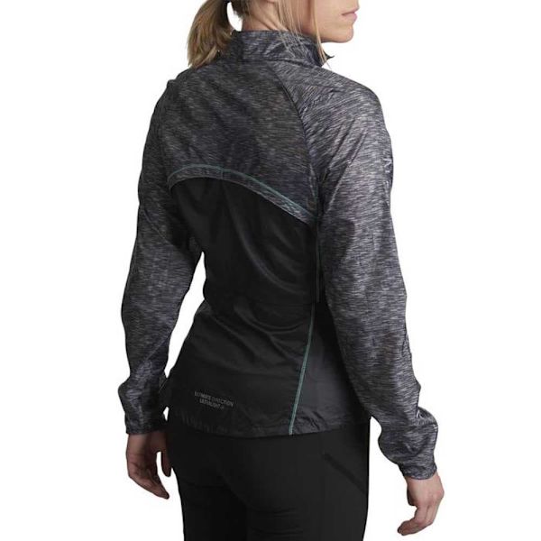 Ultimate Direction Jakke Ventro Windshell Sort,Grå M Kvinde