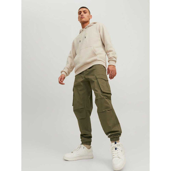 Jack & Jones Cargobyxor Kane Noah Cuffed Grönt S Man