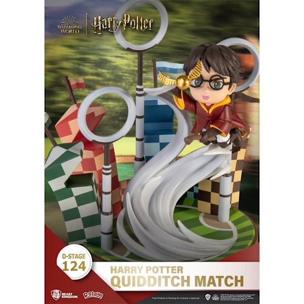 Harry Potter Match Dstage Figur Quidditch Gylden