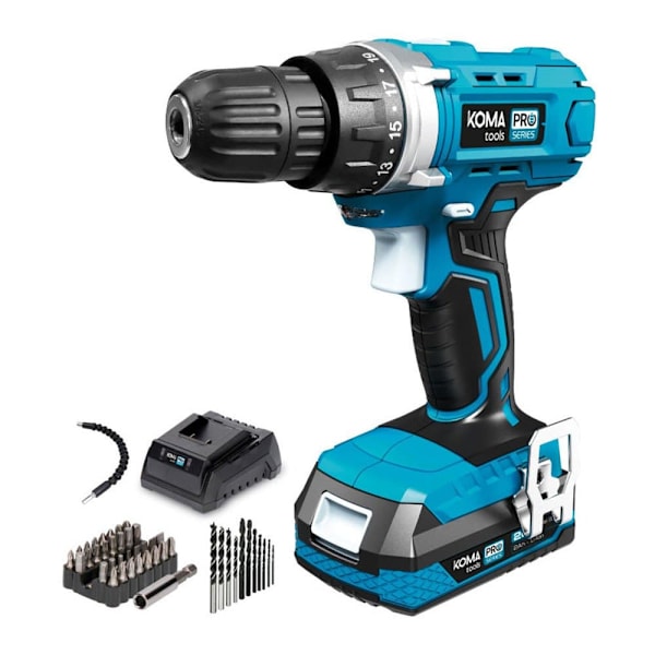 Koma Tools Skruetrækker 40 20v 20v Batterioplader Batteridrevet Boremaskine