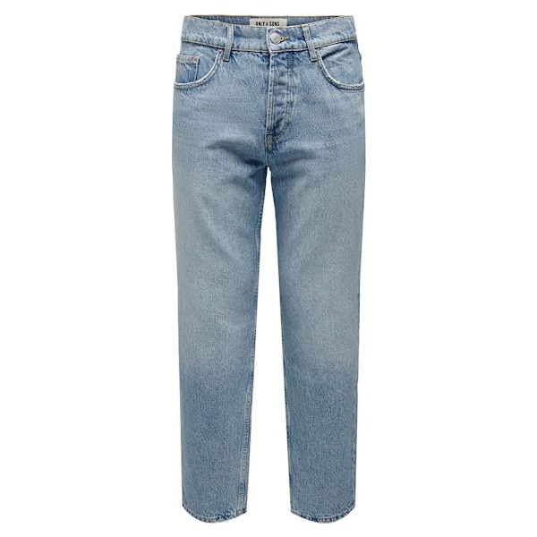 Only & Sons Edge Loose Fit Jeans Blå 32 / 30 Mand