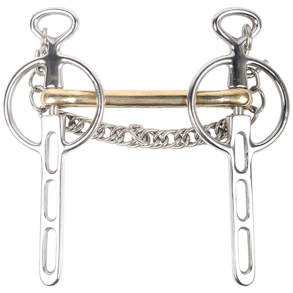Harry´s Horse Gold Brass 14 Mm Liverpool-bit 3 Spår  12.5 cm