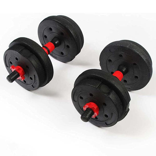 Keboo Hantelset Serie 300 10kg Svart 10 kg