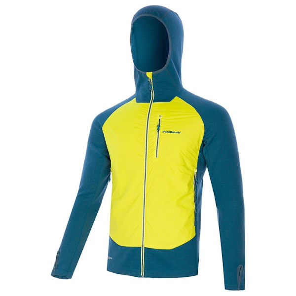 Trangoworld Trx2 Hybrid Lt Pro Fleecejakke Med Hætte Gul M Mand