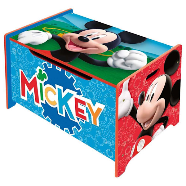 Disney Legetøjsstativ I Træ Mickey Flerfarvet
