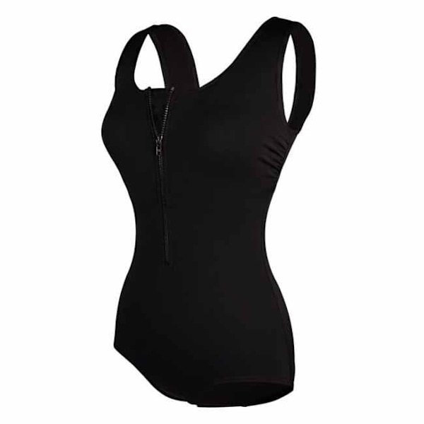 Funkita Badedragt Zip Front Sort AUS 12 Kvinde