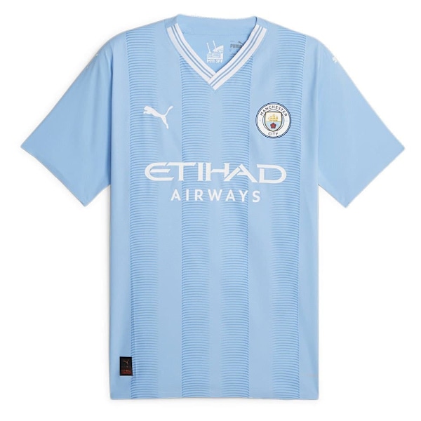 Puma Lyhythihainen T-paita Mcfc Home Authentic Sininen M