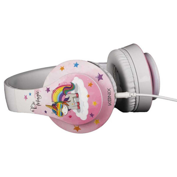 Konix Spelheadset Unik Be Funky Vit