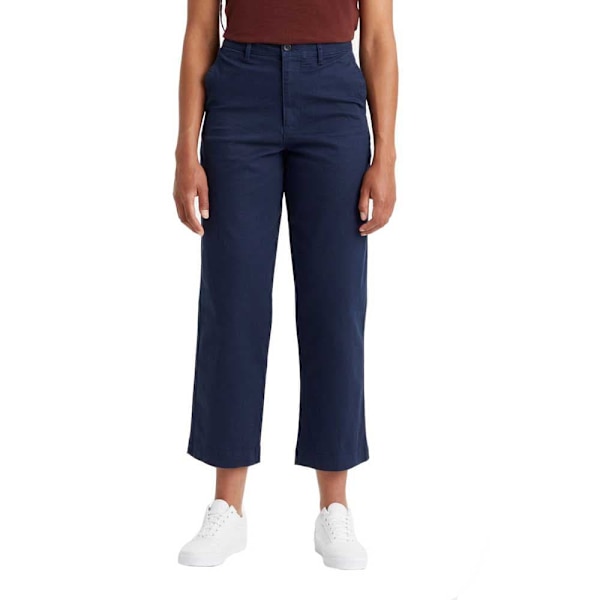 Dockers Byxor Med Mid Midja Blå 28 Man