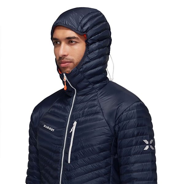 Mammut Eiger Speed In Tröja Med Halv Dragkedja Blå L Man