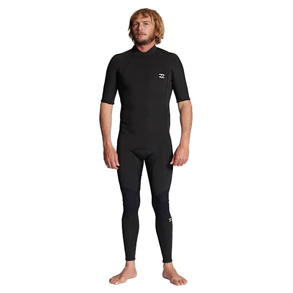 Billabong Kortærmet Neoprendragt Med Lynlås Bagpå 22 Absolute Tall Sort L