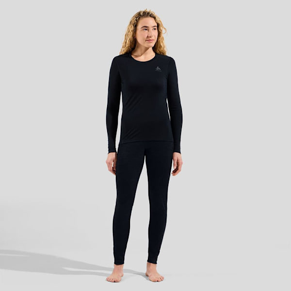 Odlo Merino 200 Langærmet Baselayer Sort XS Kvinde