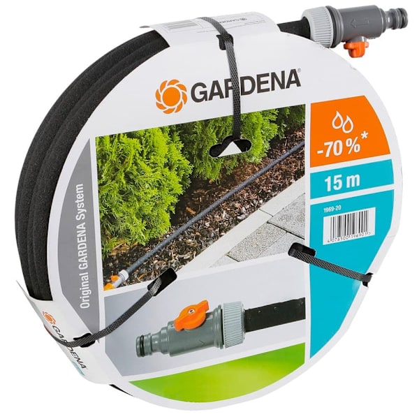 Gardena Drip Irrigation Hose 15 M Sort