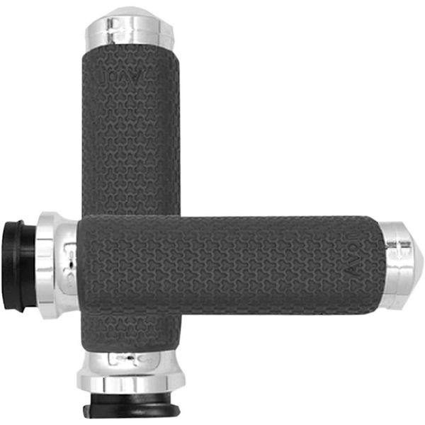 Avon Grips Kahvat Memory Foam Round Small Throttle-by-wire Harley Davidson Flde 1750 Abs Softail Deluxe 107 Hopeinen