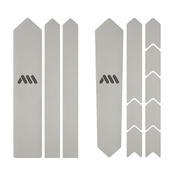 All Mountain Style Road Frame Guard Extra Tarrat Gravel Valkoinen