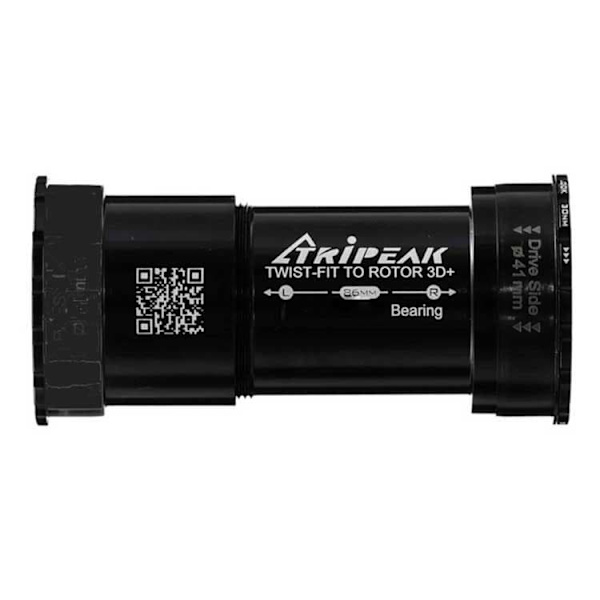 Tripeak Twist Fitt Bb86 Rotor 3d Steel Vevaxellagerkoppar Silver 86/92 mm