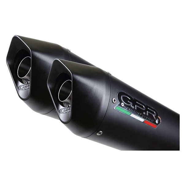 Gpr Exhaust Systems Äänenvaimennin Furore Dual Slip On Supersport Ss 900 98-02 Homologated Musta
