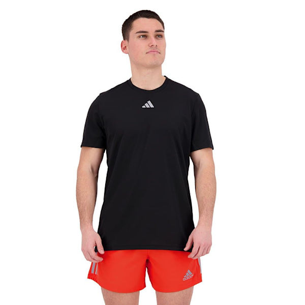 Adidas Lyhythihainen T-paita Own The Run Cooler Musta S Mies