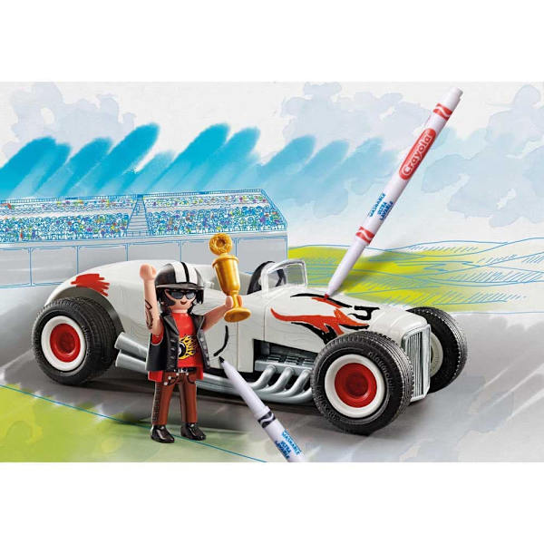 Playmobil Byggeri Spil Hot Rod Søvfarvet