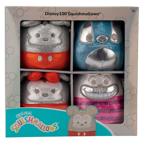Jazwares Legetøj Set Disney 100 B 12 Cm Squishmallows Flerfarvet