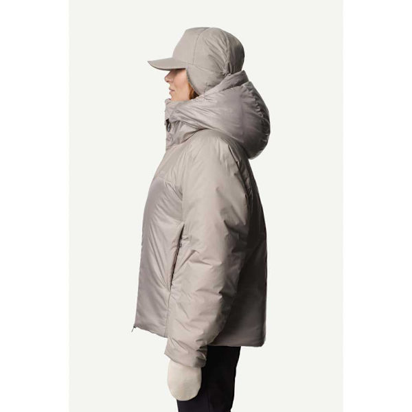 Houdini Double Dunfri Jacka Beige L Kvinna