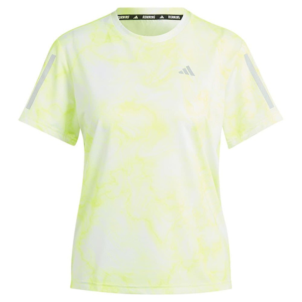 Adidas Kortærmet T-shirt Otr Aop Gul S Kvinde