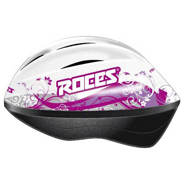 Roces Hjälm Flower Vit M