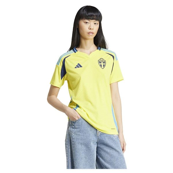 Adidas Lyhythihainen T-paita Home Sweden 23/24 Keltainen S