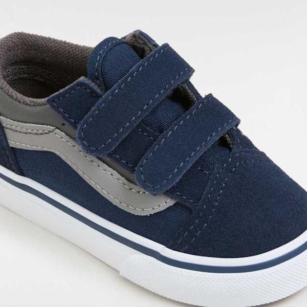 Vans Old Skool V Småbarnsskor Blå EU 21 Pojke