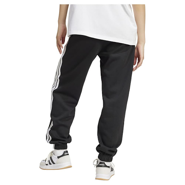 Adidas Essentials 3 Stripes Fleece Loose Fit Joggers Svart M Kvinna