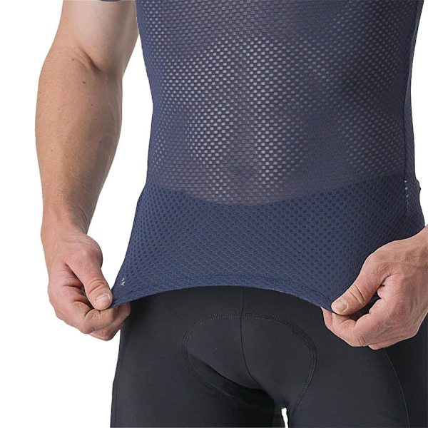 Castelli Kort Ærme Basislag Pro Mesh 2.0 Blå M Mand