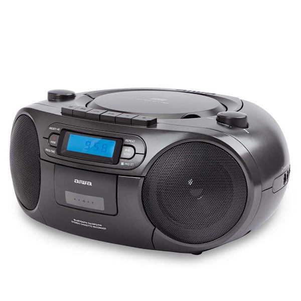 Aiwa Radiokassette Med Cd Boombox Bbtu-550 Sort