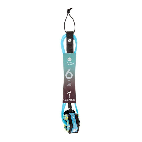 Radz Hawaii Leash Hard Surf 6´ 7mm  1.8 m x 7 mm