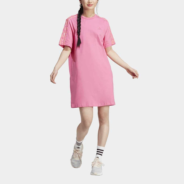 Adidas Klänning 3s Bf T Rosa S Kvinna