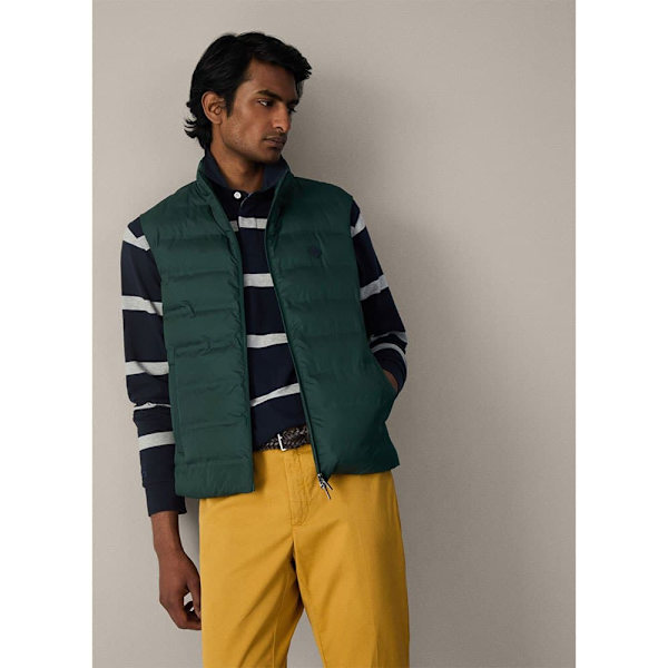 Hackett Hm403221 Väst Grönt 2XL Man