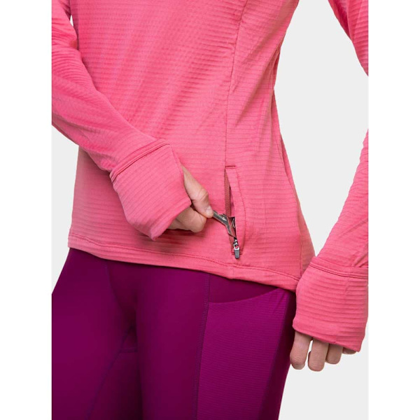 Ronhill Tech Winter Halv Lynlås Langærmet T-shirt  10 Kvinde
