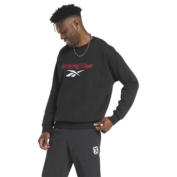 Reebok Classics Tröja Human Rights Now! Fitted Svart S Man