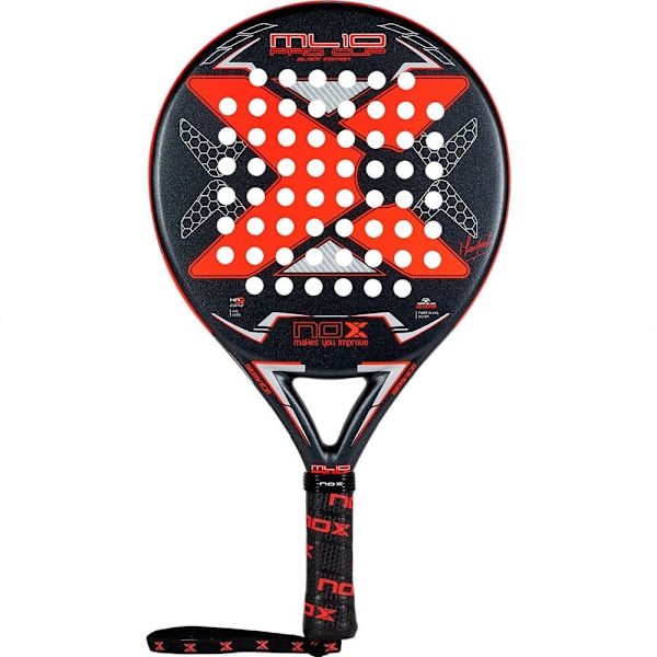Nox Padel Racket Ml10 Pro Cup Rough Surface Edition Silver 360-375 gr
