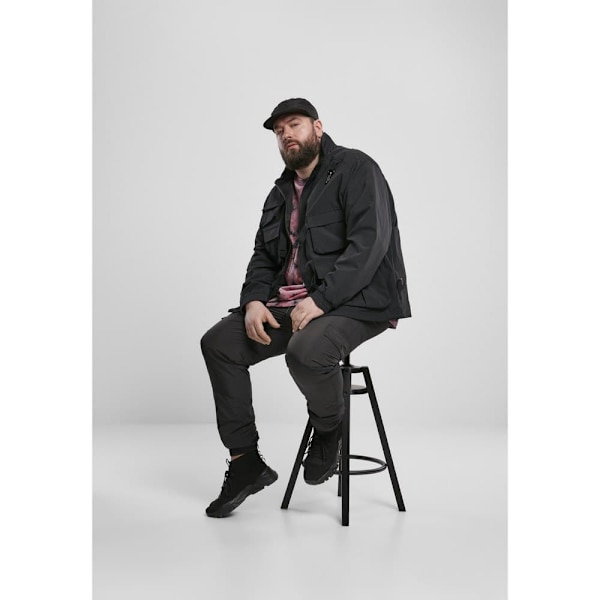 Urban Classics Nylon Track Big Cargobukser Sort 3XL Mand