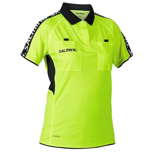Salming Lyhythihainen Poolopaita Referee Vihreä M Nainen