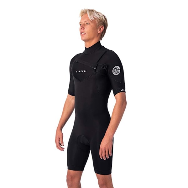 Rip Curl Kortärmad Neoprenkostym Med Dragkedja D Patrol 22gb Spring Svart S