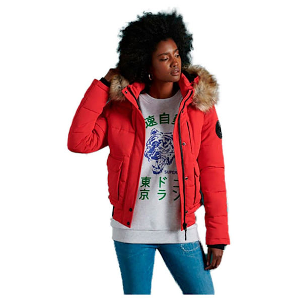 Superdry Bomberjacka Everest Röd L Kvinna