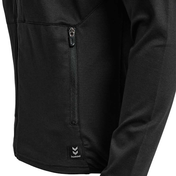 Hummel Sweatshirt Med Fuld Lynlås Interval Sort L Mand